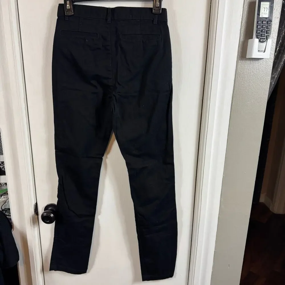 The Children’s Place Boys Black Chino Pants Size 16 Slim – Adjustable Waist